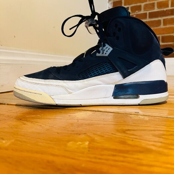 Jordan Spizike Midnight Navy Men’s Size 13 - Picture 6 of 16